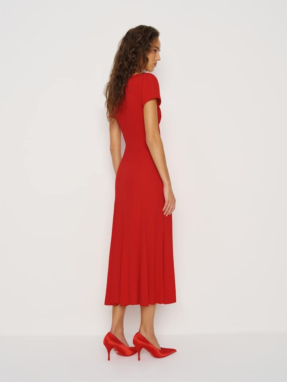 Reformation Red Maxi Dress - Picture 4 of 11